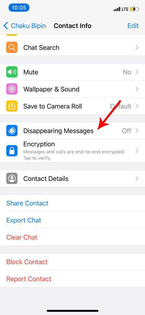 Whatsapp Disappearing Messages Feature