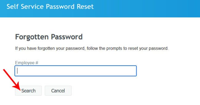 Reset JCP Associate Account Password