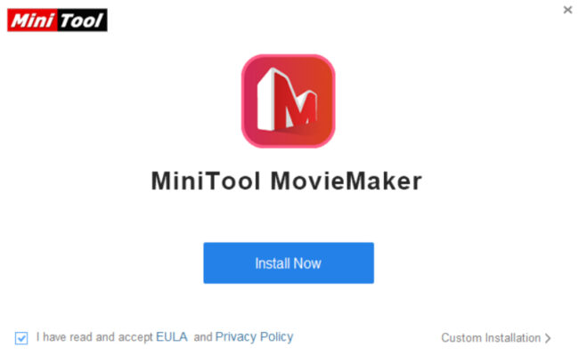 Install Minitool Moviemaker